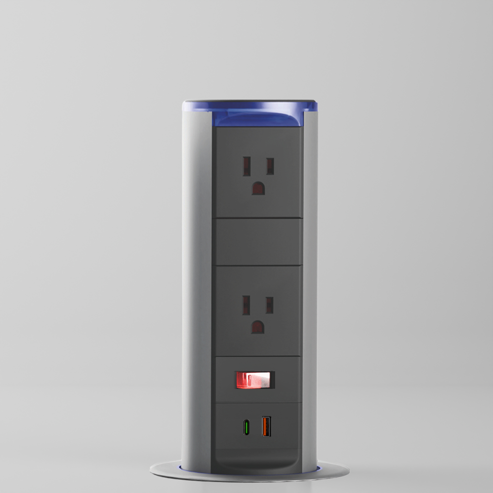 MK2 Pop up Power Outlet (US)