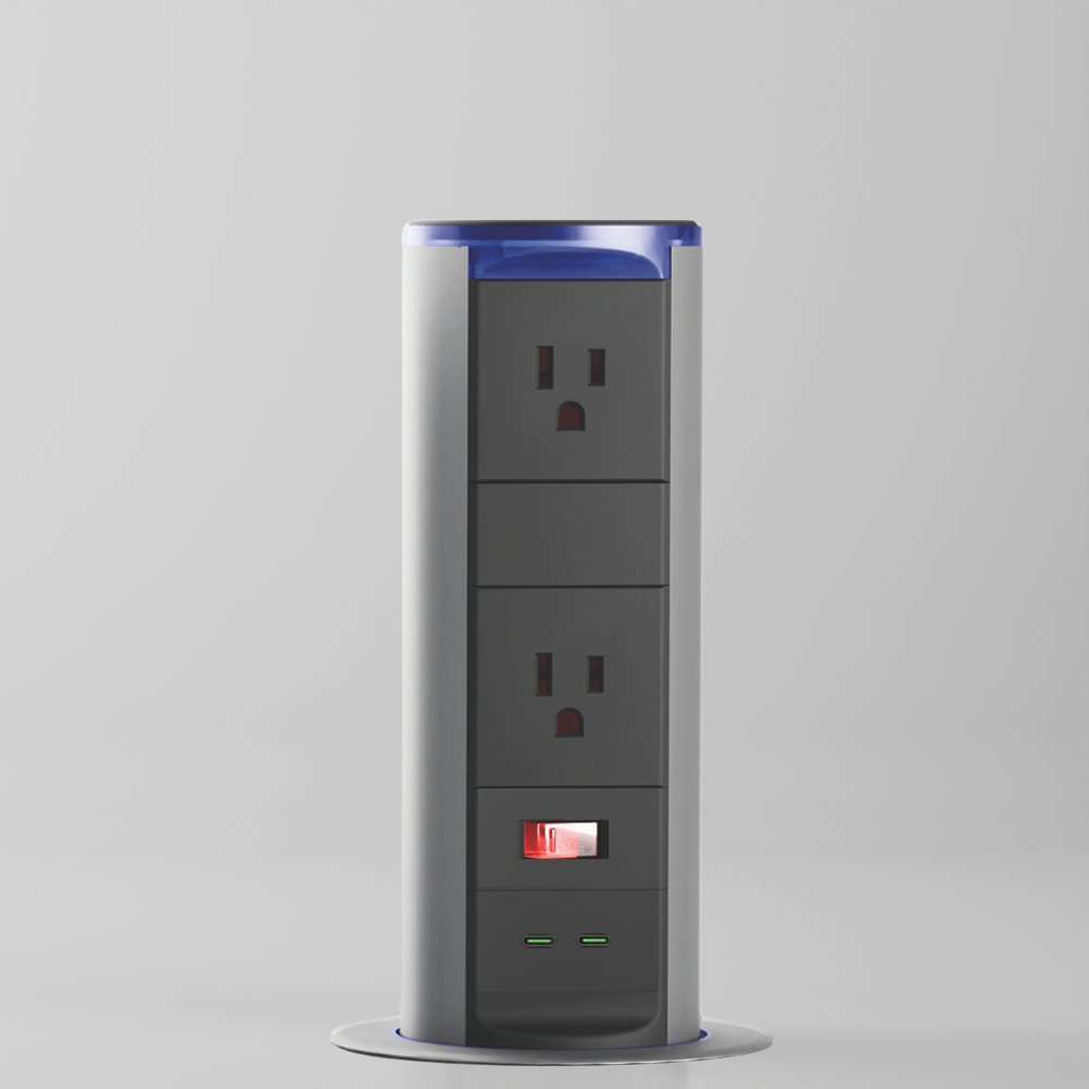 MK2 Pop up Power Outlet (US)