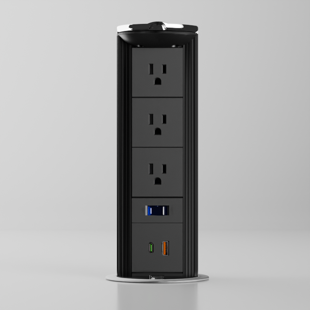 MK3 Pull-Up Power Outlet (US)
