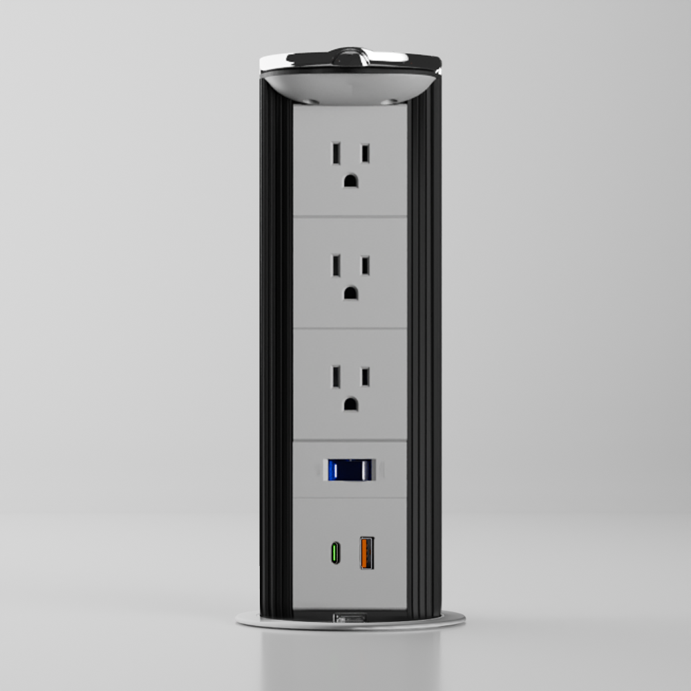 MK3 Pull-Up Power Outlet (US)