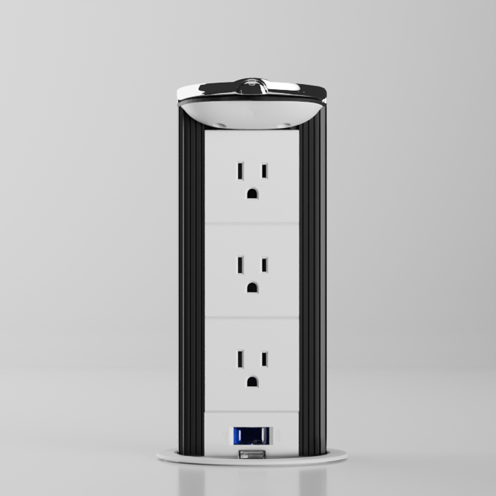 MK3 Pull-Up Power Outlet (US)