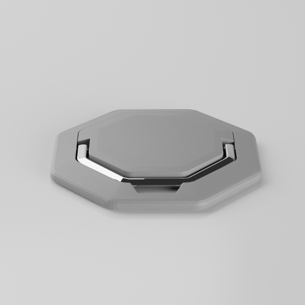 Top lid - PD-5 Pop-Up Power Outlet top view showing plug layout”
