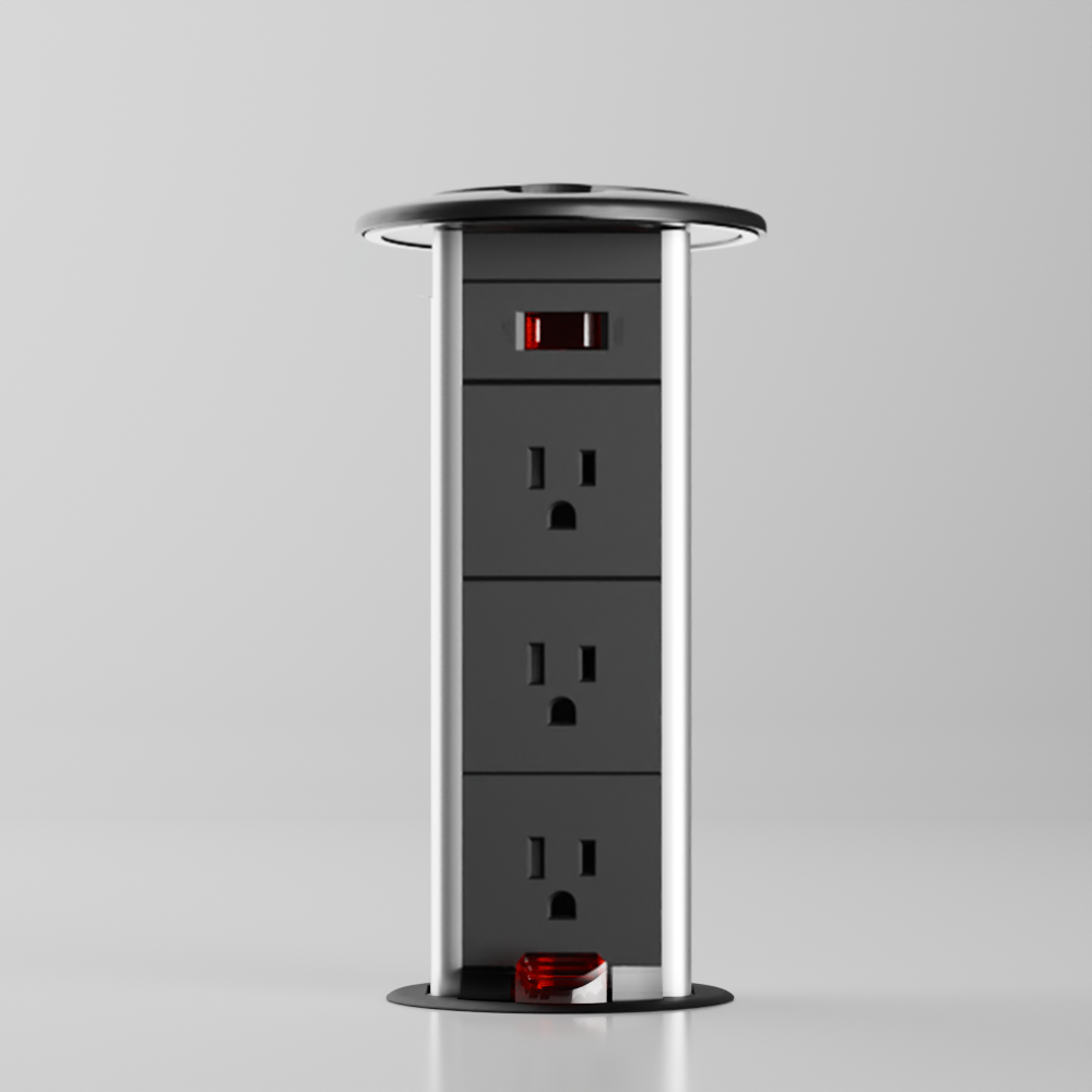 PD 4 Pull-Up Power Outlet (US)