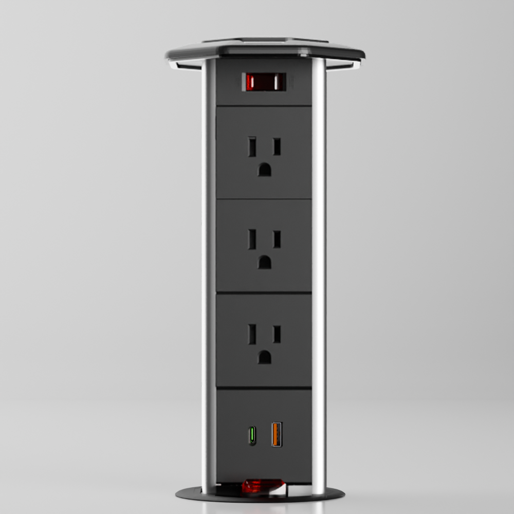 PD 5 Pull-Up Power Outlet (US)