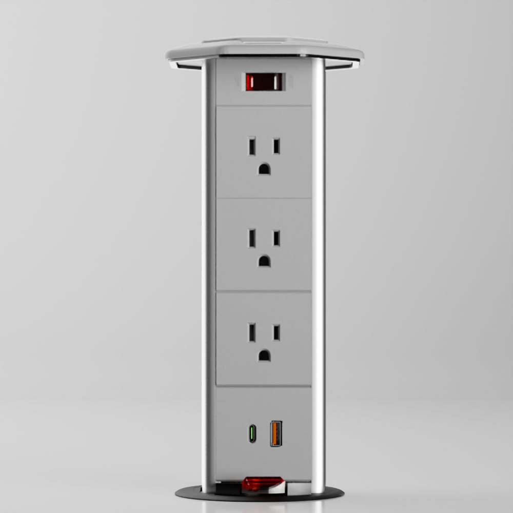 PD 5 Pull-Up Power Outlet (US)