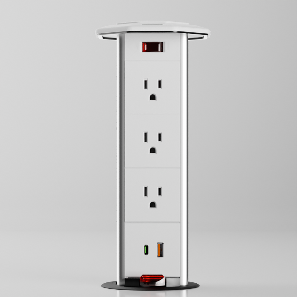 PD 5 Pull-Up Power Outlet (US)