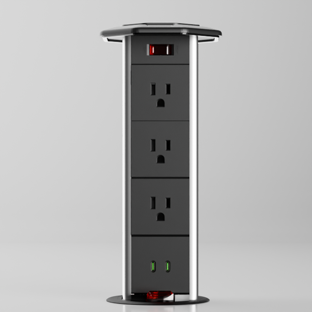PD 5 Pull-Up Power Outlet (US)