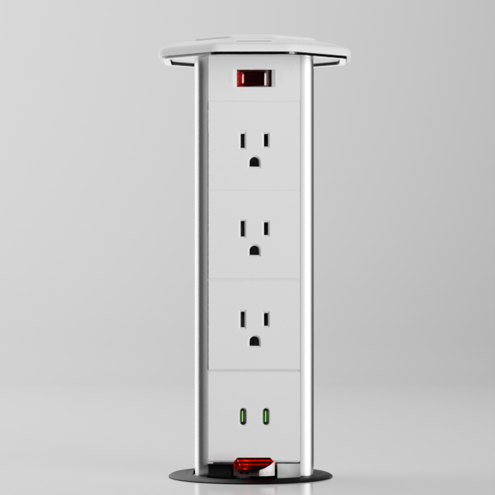 PD 5 Pull-Up Power Outlet (US)