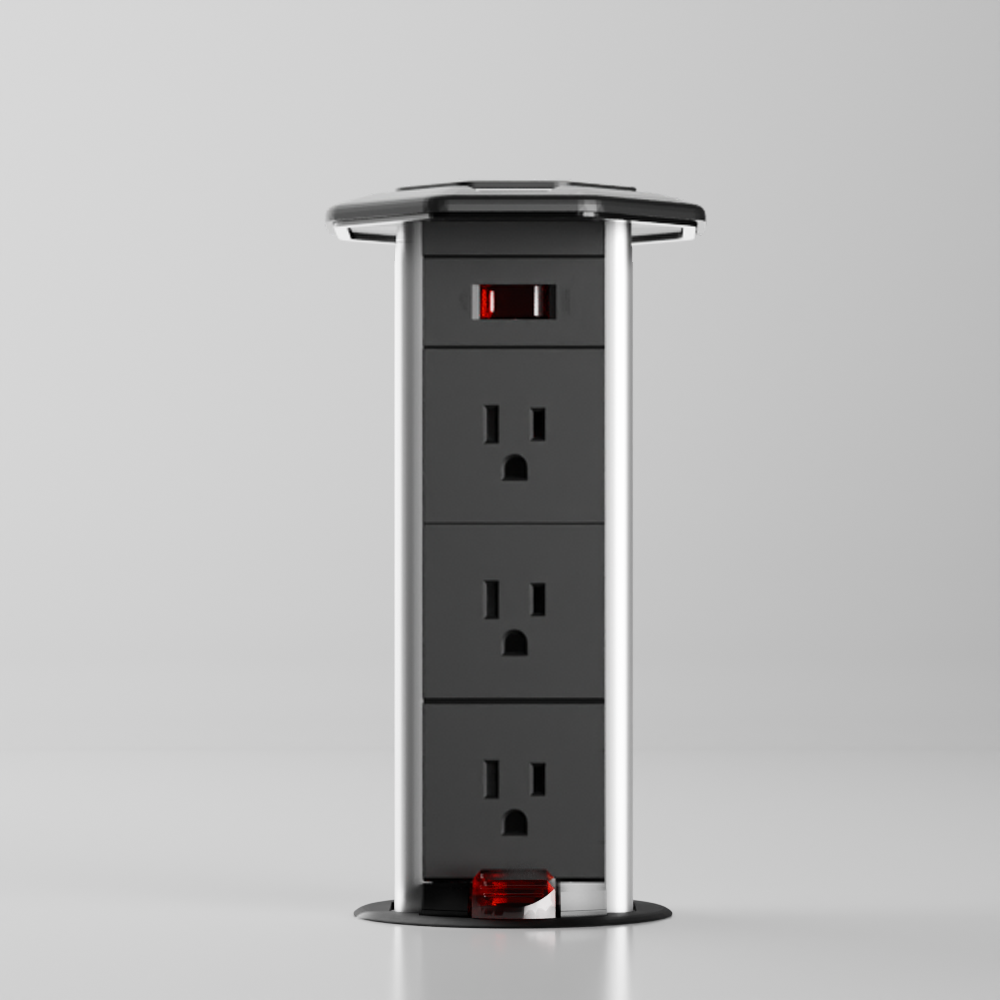 PD 5 Pull-Up Power Outlet (US)