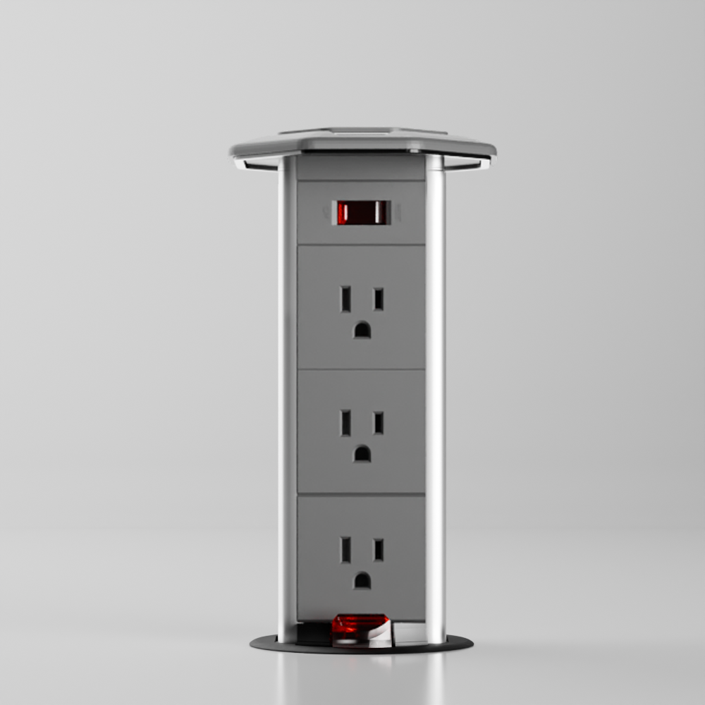PD 5 Pull-Up Power Outlet (US)