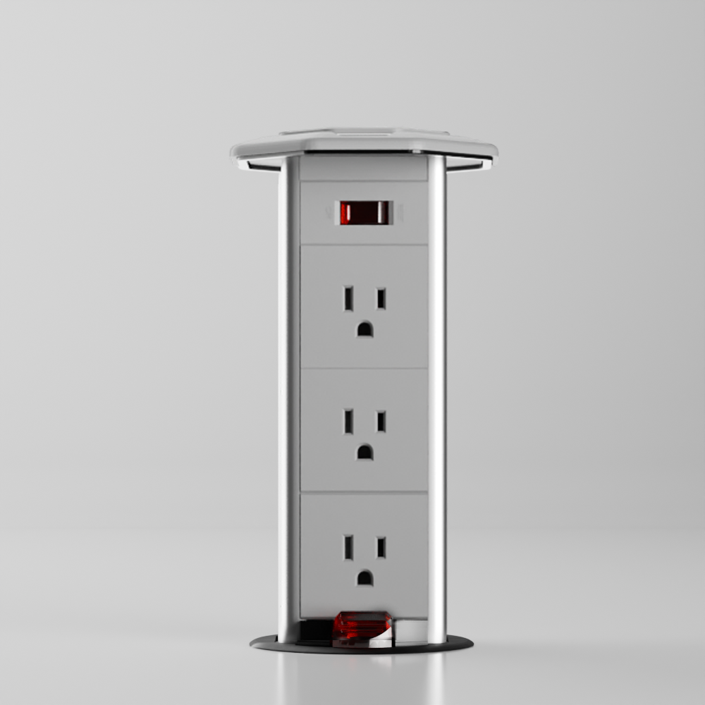 PD 5 Pull-Up Power Outlet (US)