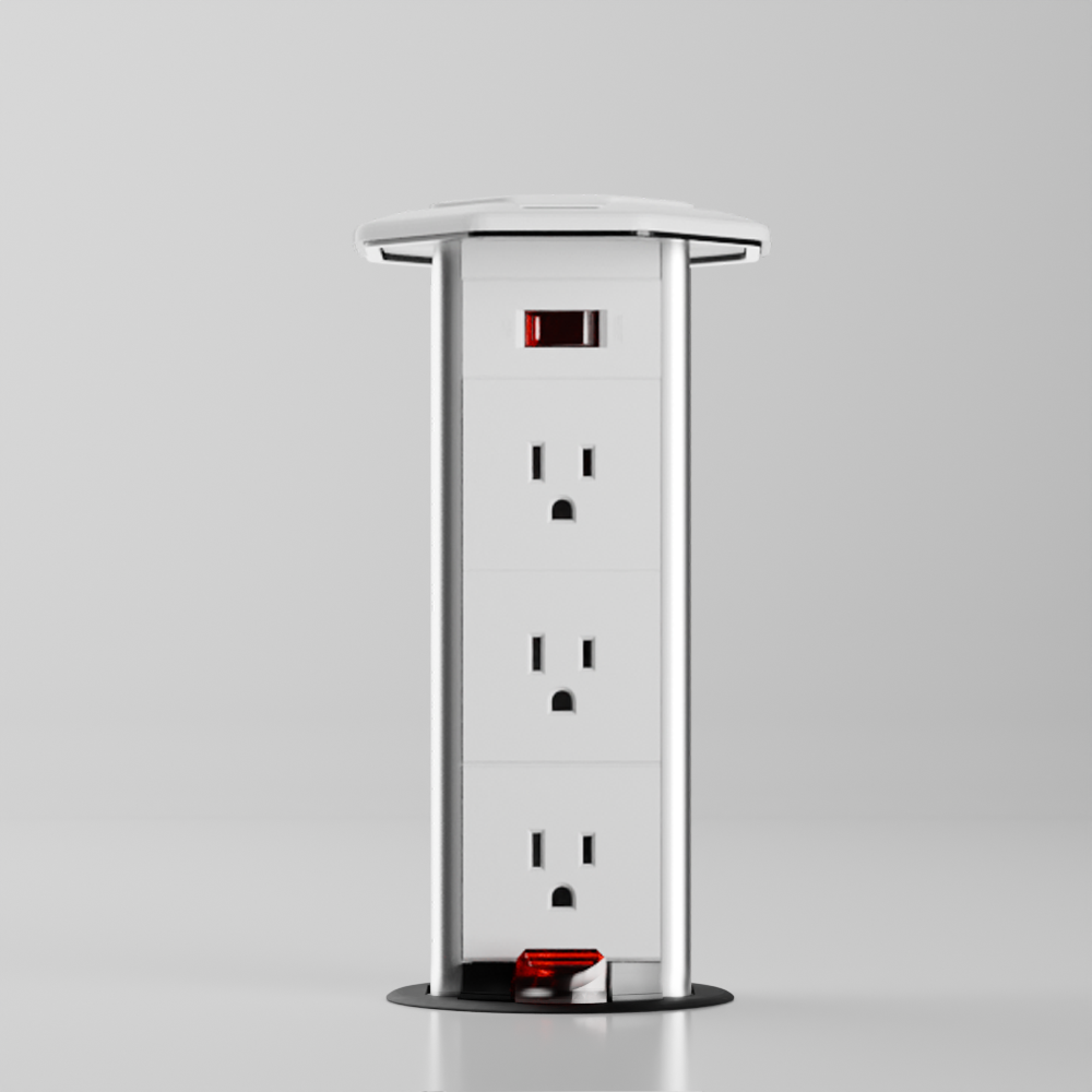 PD 5 Pull-Up Power Outlet (US)
