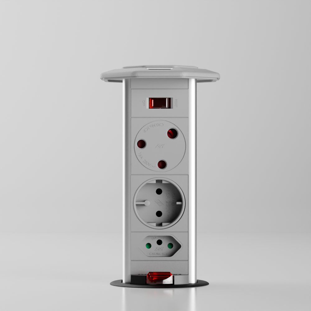PD-5 Pop-Up Power Outlet with multiple SA plug points